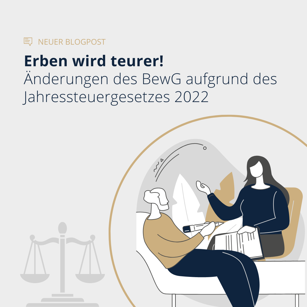 Änderungen Des BewG Aufgrund Des Jahressteuergesetzes 2022